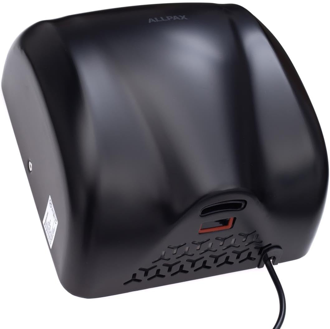 Händetrockner Eco Air Schwarz – 110 m/s Hochgeschwindigkeits Handtrockner, energiesparend ab 550 W,