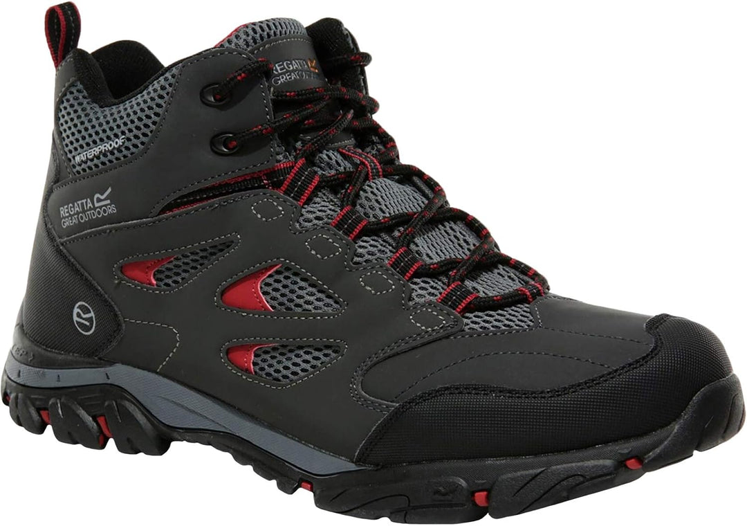 Regatta Herren Holcombe Iep Mid Wanderschuhe, blau, 41 EU 42 EU Ash Riored 21n, 42 EU Ash Riored 21n