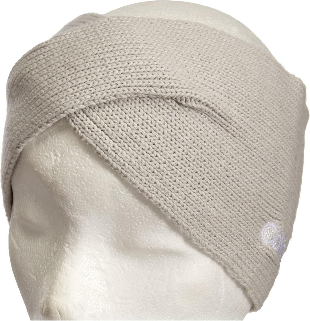 Calvin Klein Jeans Damen Stirnband Essential Knit Headband, Grau (Cement)
