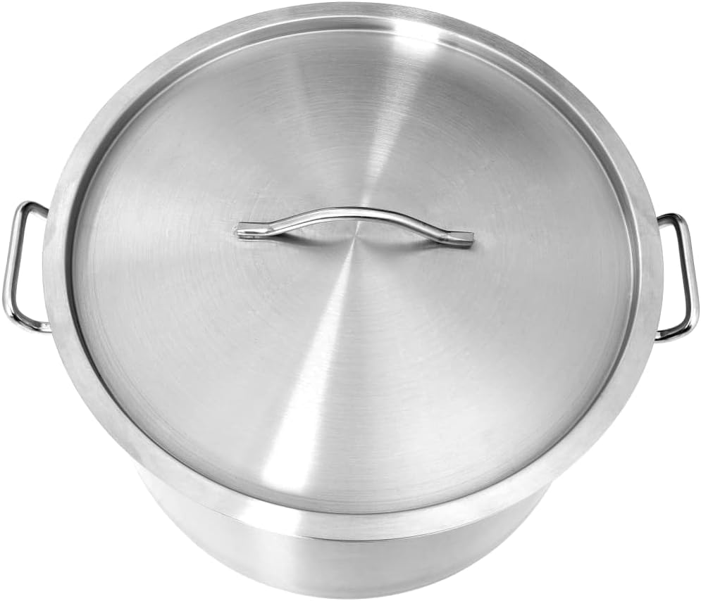 vidaXL Suppentopf mit 2 Griffen Kochtopf Universaltopf Induktion Topf Spaghettitopf Induktionstopf G