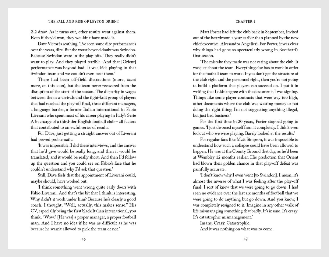 The Fall and Rise of Leyton Orient: The Fall and Rise of Leyton Orient, Gebundenes Buch