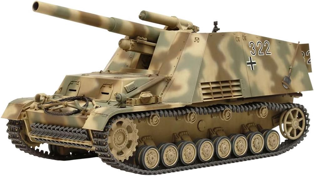 TAMIYA 35367 - 1:35 Deutsche Panzer-Haubitze Hummel (3)Sp.Prod., Modellbau, Plastik Bausatz, Basteln