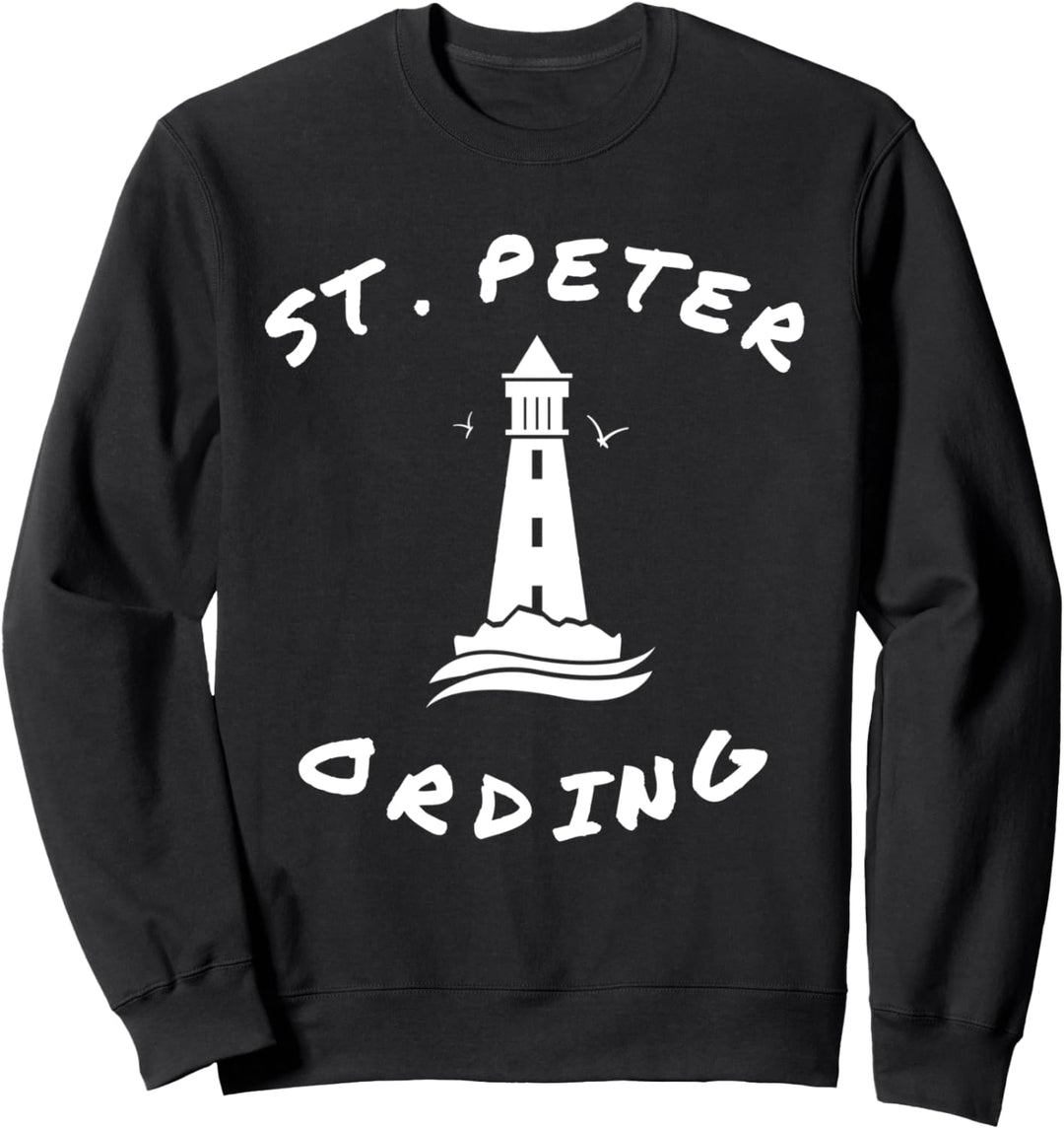 Sankt Peter Ording Leuchtturm Design Nordseeküste Urlaub Sweatshirt