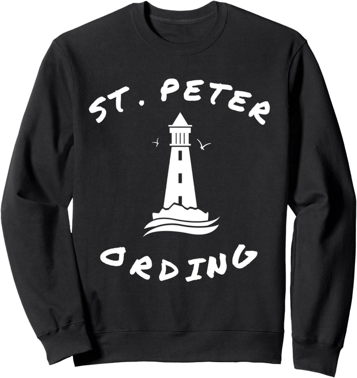 Sankt Peter Ording Leuchtturm Design Nordseeküste Urlaub Sweatshirt