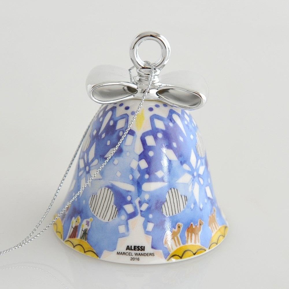 Alessi Weihnachttsschmuck, Porzellan, Bunt, 7.2 x 7.2 cm Stern, Stern
