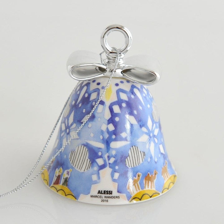 Alessi Weihnachttsschmuck, Porzellan, Bunt, 7.2 x 7.2 cm Stern, Stern