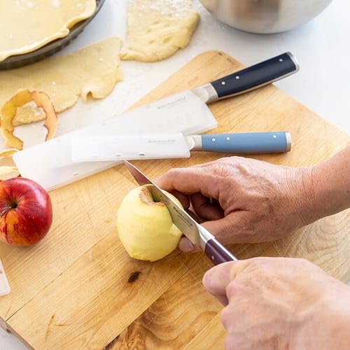 Kitchenaid Messer-Set, 3 Stück, Santoku-Messer, Allmesser Und Schälmesser, Aus Edelstahl, Kochmesser