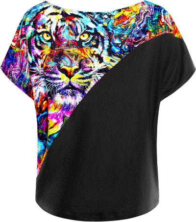 WINSHAPE Damen Functional Light and Soft Dance-top Dt108ls, Dance Style T-Shirt XS Mehrfarbig, XS Me