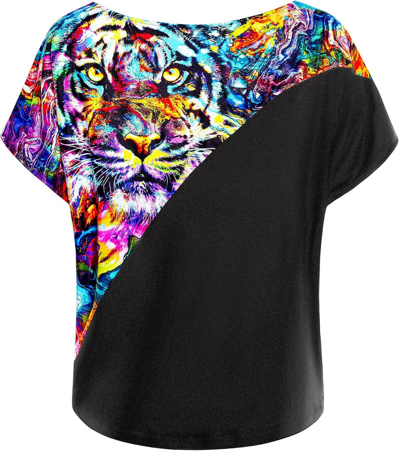 WINSHAPE Damen Functional Light and Soft Dance-top Dt108ls, Dance Style T-Shirt XS Mehrfarbig, XS Me