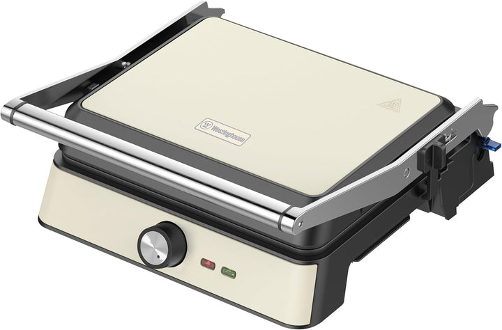 Westinghouse Retro-Kontaktgrill - 29 x 24 cm - 180° für beidseitiges Grillen - 2200W - Toaster - Ein