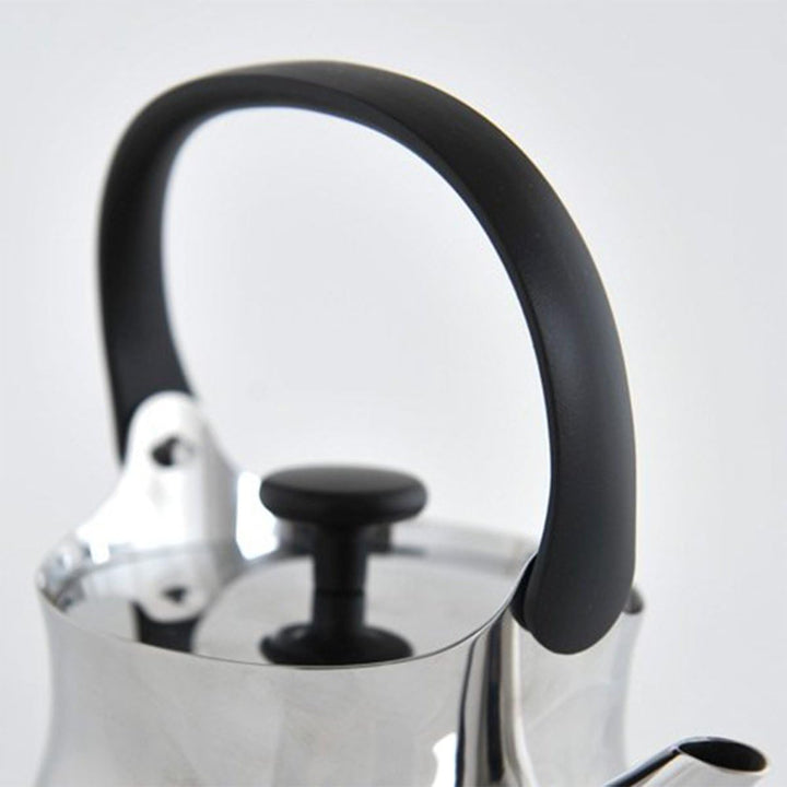Alessi NF01 "Cha" Wasserkessel aus Edelstahl glänzend poliert, 90 cl, 3.7 x 16.5 x 4.3 cm