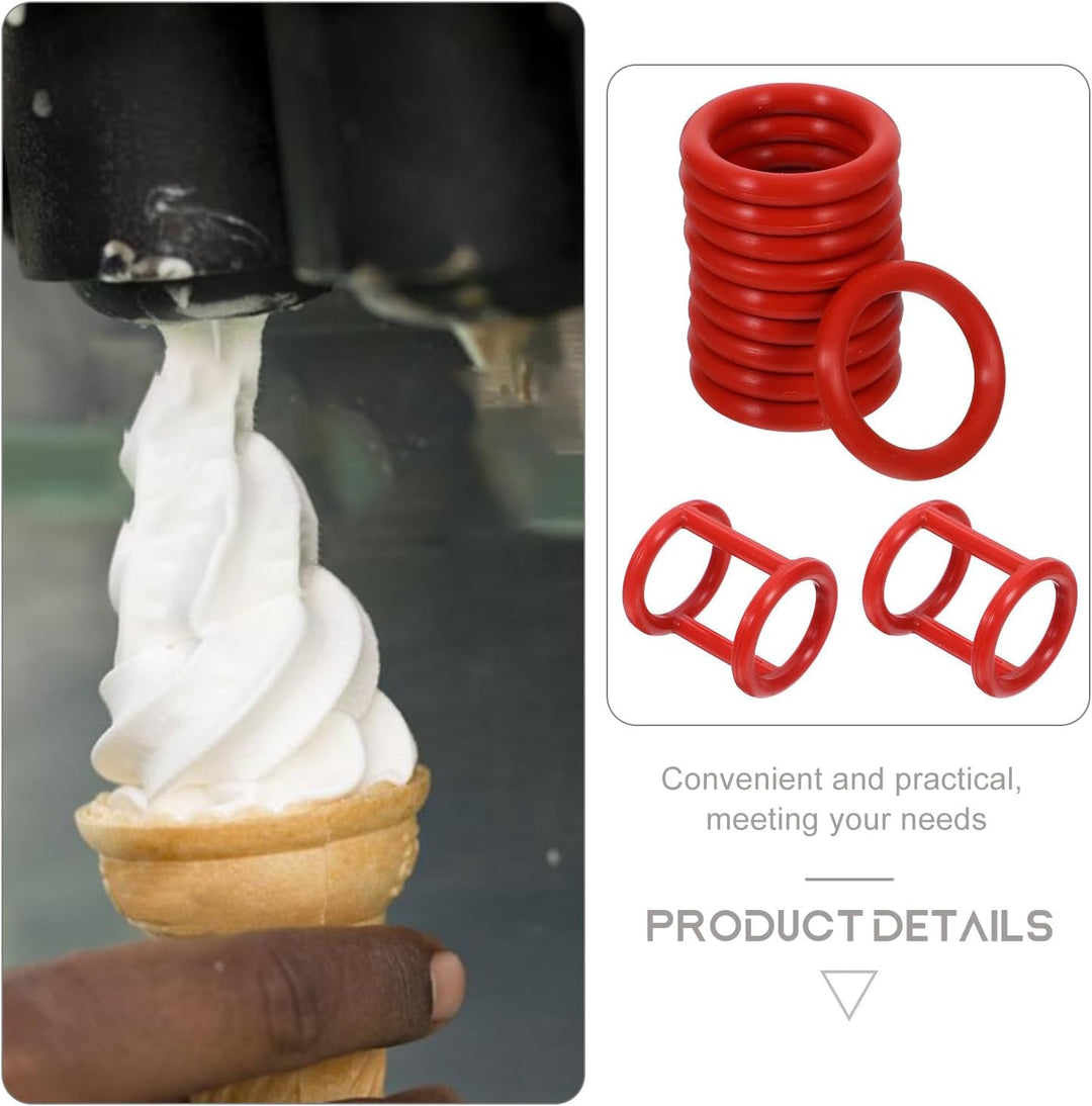 MAGICLULU 13 Stück Silikon Dichtungsringe für Eismaschinen, Ventilstange
