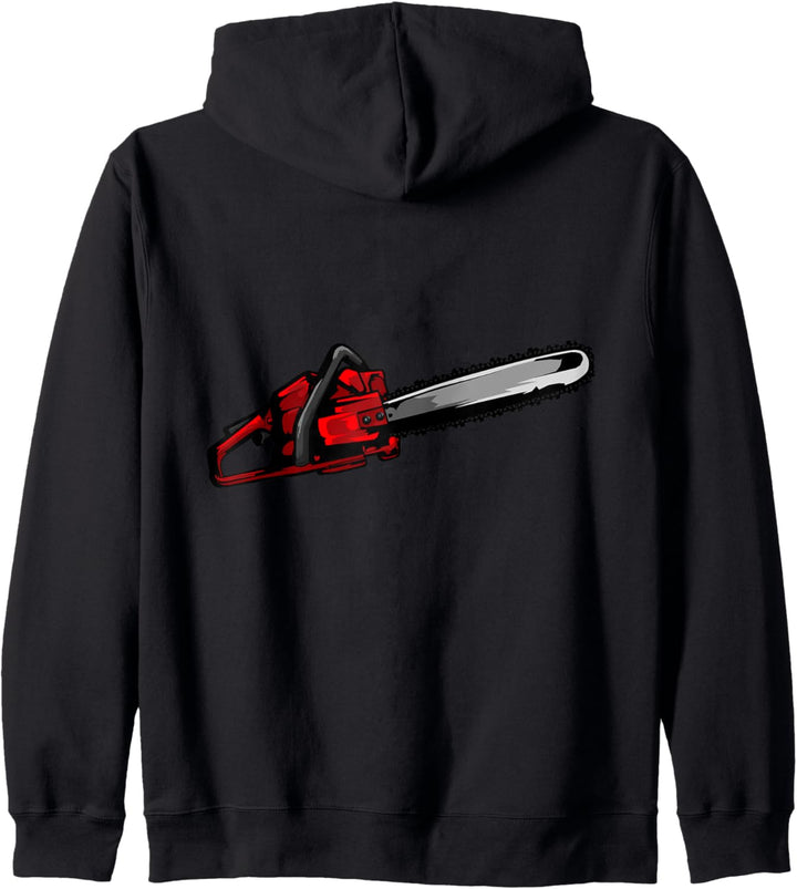 Kettensäge Kapuzenjacke