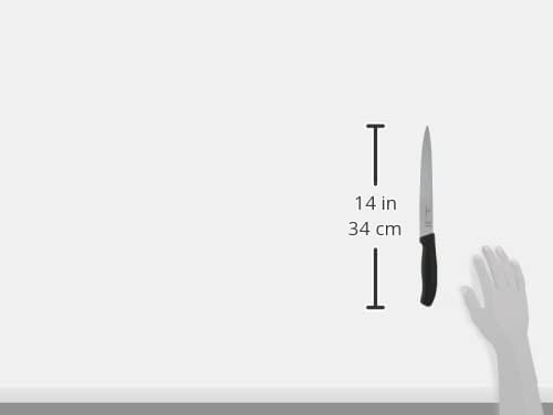 Victorinox, Swiss Classic, Profi Filetiermesser, Extra Scharfe Klinge, gerader Schliff, 20 cm, Robus