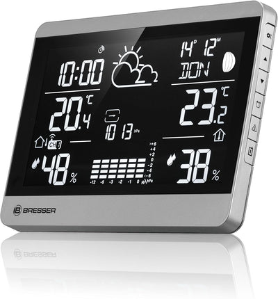 Bresser Funk-Wetterstation ClimateTemp NDH-NEO mit Aussensensor, Temperatur- und Luftfeuchtigkeitsan