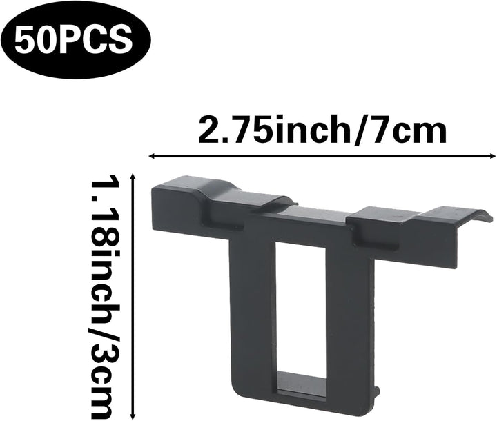50 Stück Solarpanel Wasserablauf Clips, Entwässerung Clips, Solarmodul Reinigungsclips, Schlammentfe
