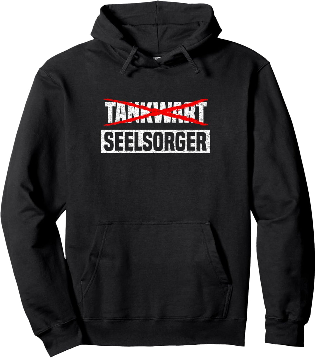 Tankwart Seelsorger Vollgetankt Pullover Hoodie