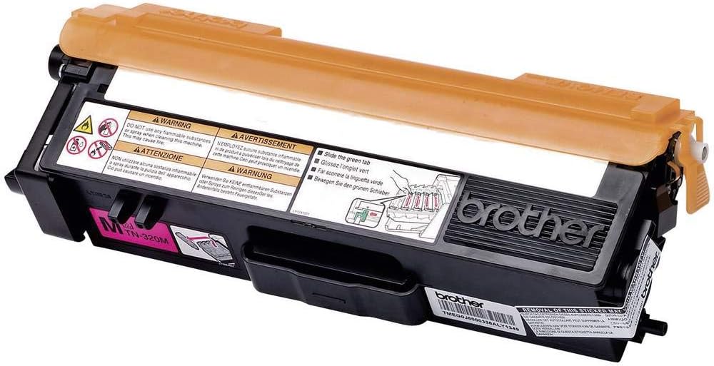 Brother Original Tonerkassette TN-320M magenta (für Brother HL-4140CN, HL-4570CDW, HL-4150CDN, HL-45