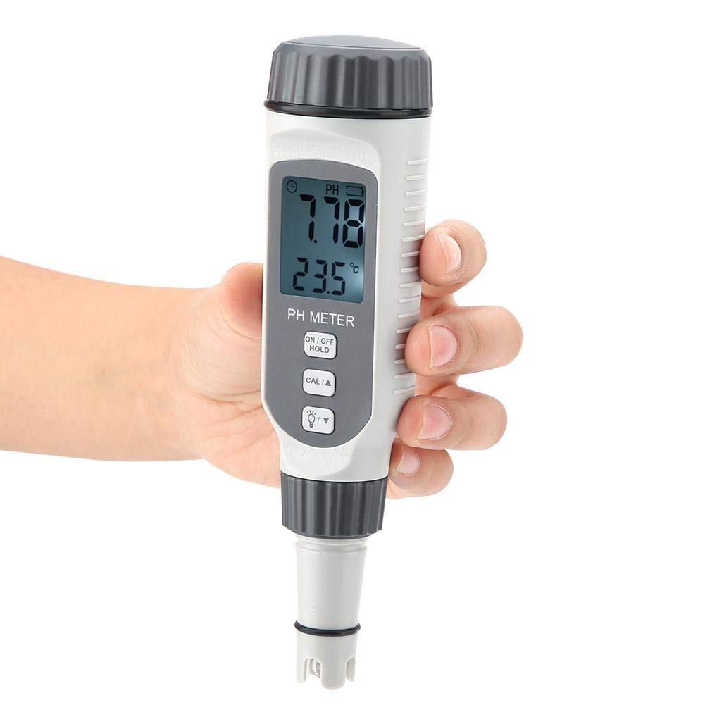 Wasserqualitätstester, digitales PH-Messgerät mit LCD-Display Hochgenauer PH-Bereich bei 0,00-14,00