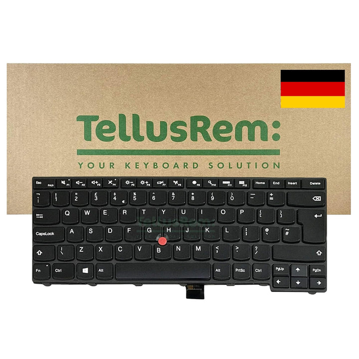 TellusRem ersatztastatur Deutsche Hintergrundbeleuchtung für Lenovo Thinkpad T570 T580 P51s P52s Bac