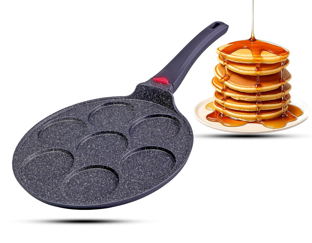 INTIGNIS Pancake Pfanne Spiegeleipfanne - Ø27cm mit Greblon Ceramics -Beschichtung | Induktion Ceran