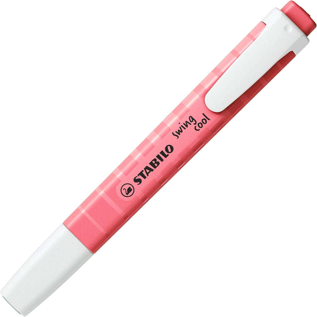 Textmarker - STABILO swing cool - 18er Tischset - mit 8 verschiedenen Leuchtfarben & 10 Pastellfarbe
