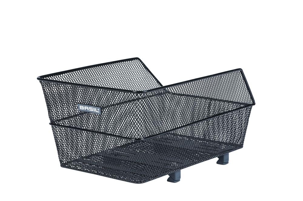 Basil Fahrradkorb Cento WSL Black, 45 x 31 x 22 cm Single, Single