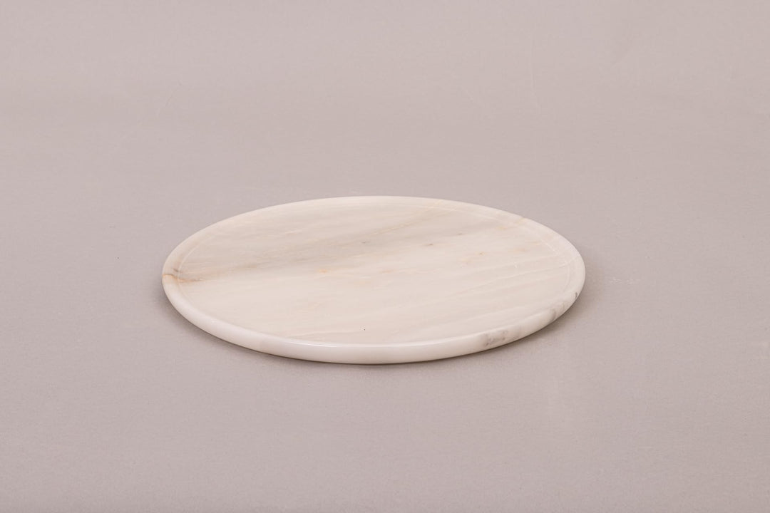 Marmor Tablett (Creme), Creme