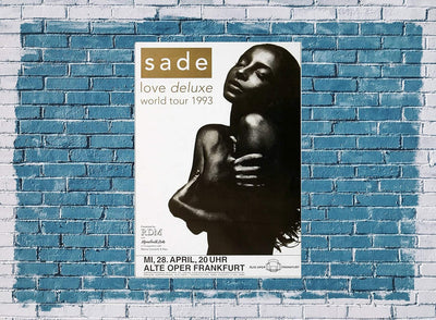 Sade - Love Deluxe, Frankfurt 1993 » Konzertplakat/Premium Poster | Live Konzert Veranstaltung | DIN