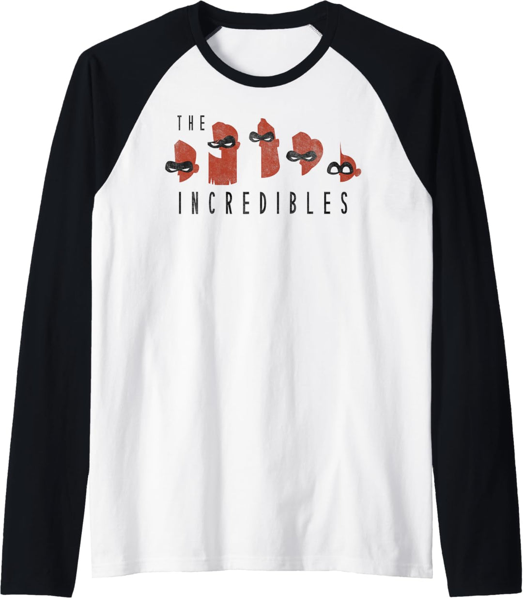 Disney Pixar Incredibles Shadowed Group Shot Raglan