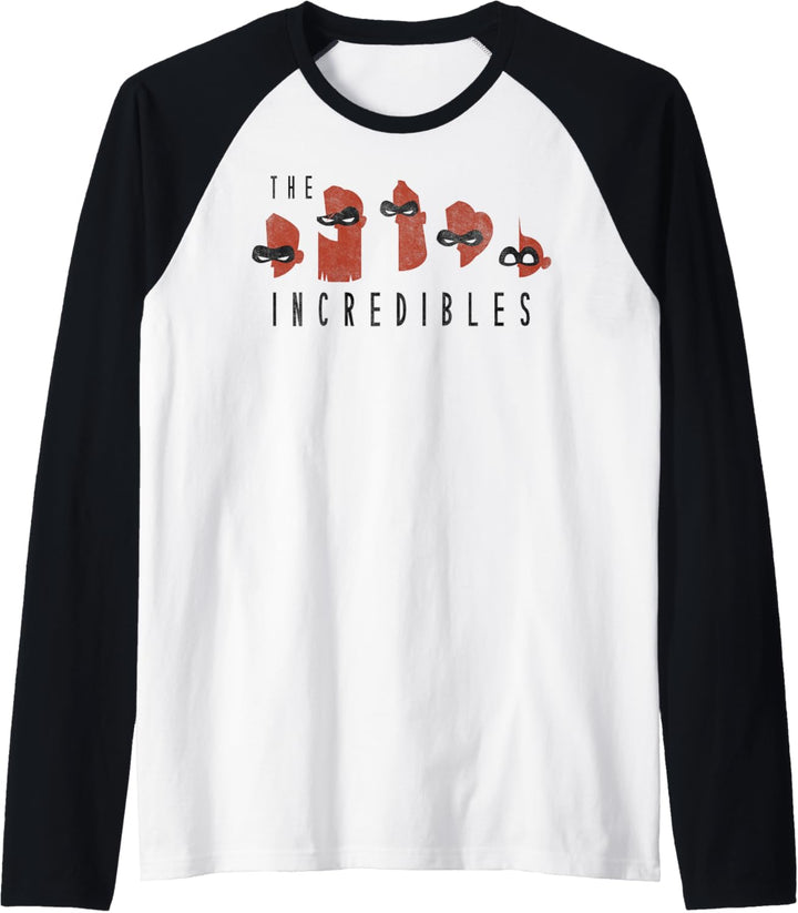 Disney Pixar Incredibles Shadowed Group Shot Raglan