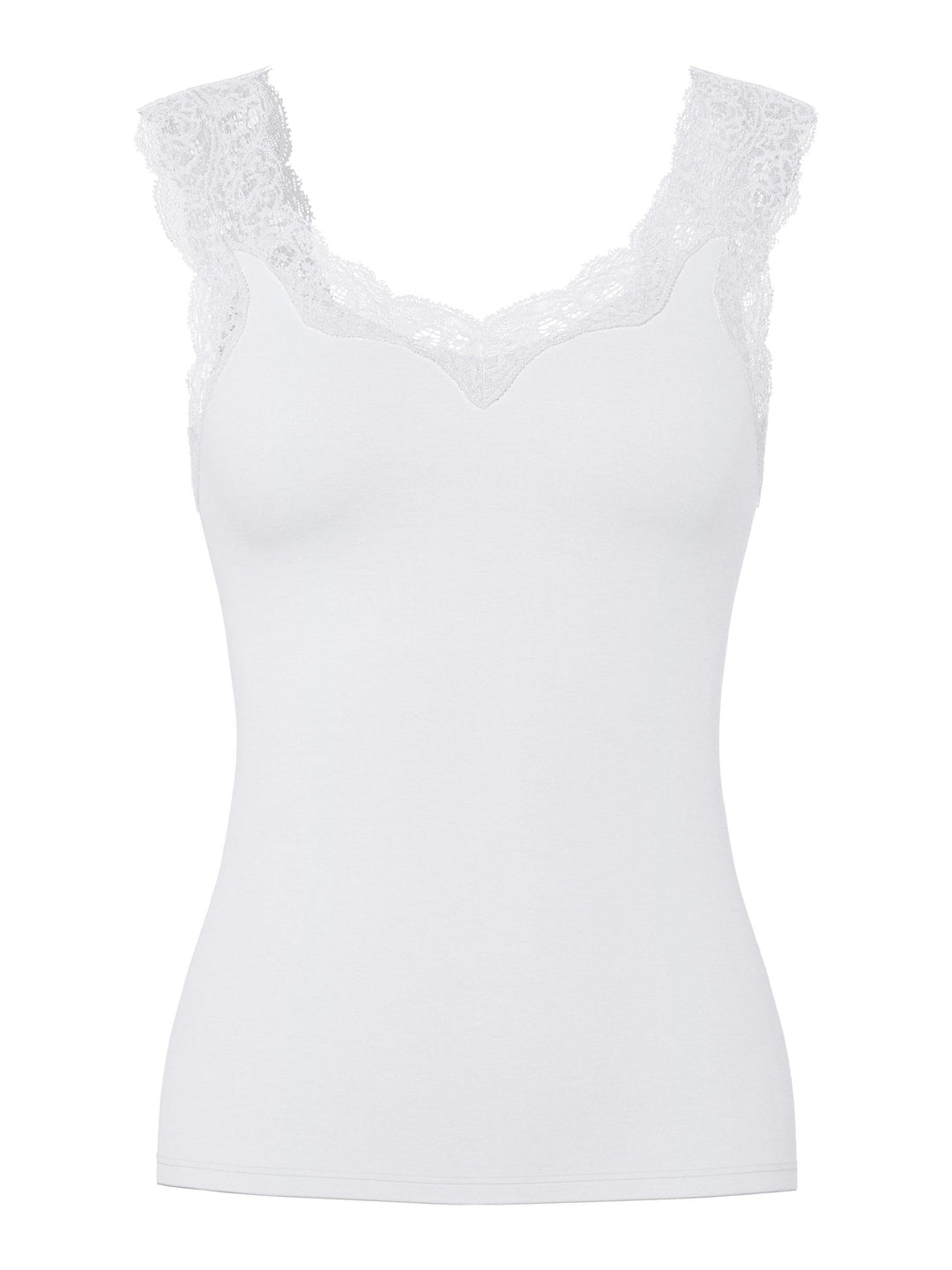 PIECES Damen Pcbarbera Lace Noos Bc Top XS Bright White, XS Bright White