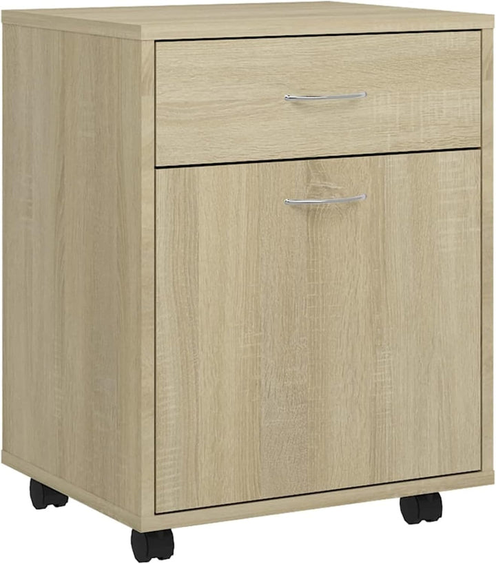 Rollschrank Rollcontainer Holzschrank Aktenschrank Schubladenschrank Aufbewahrungsschrank Möbel mit