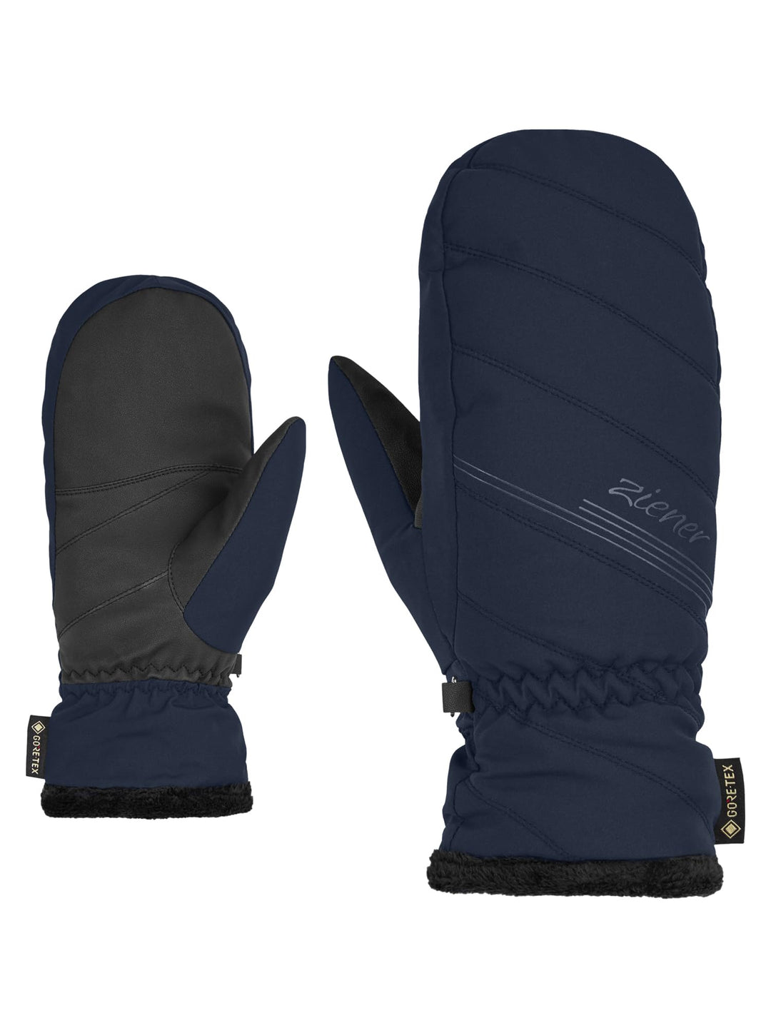 Ziener Damen Kasiana Ski-Fäustling/Wintersport | Gore-Tex 7 hale navy, 7 hale navy