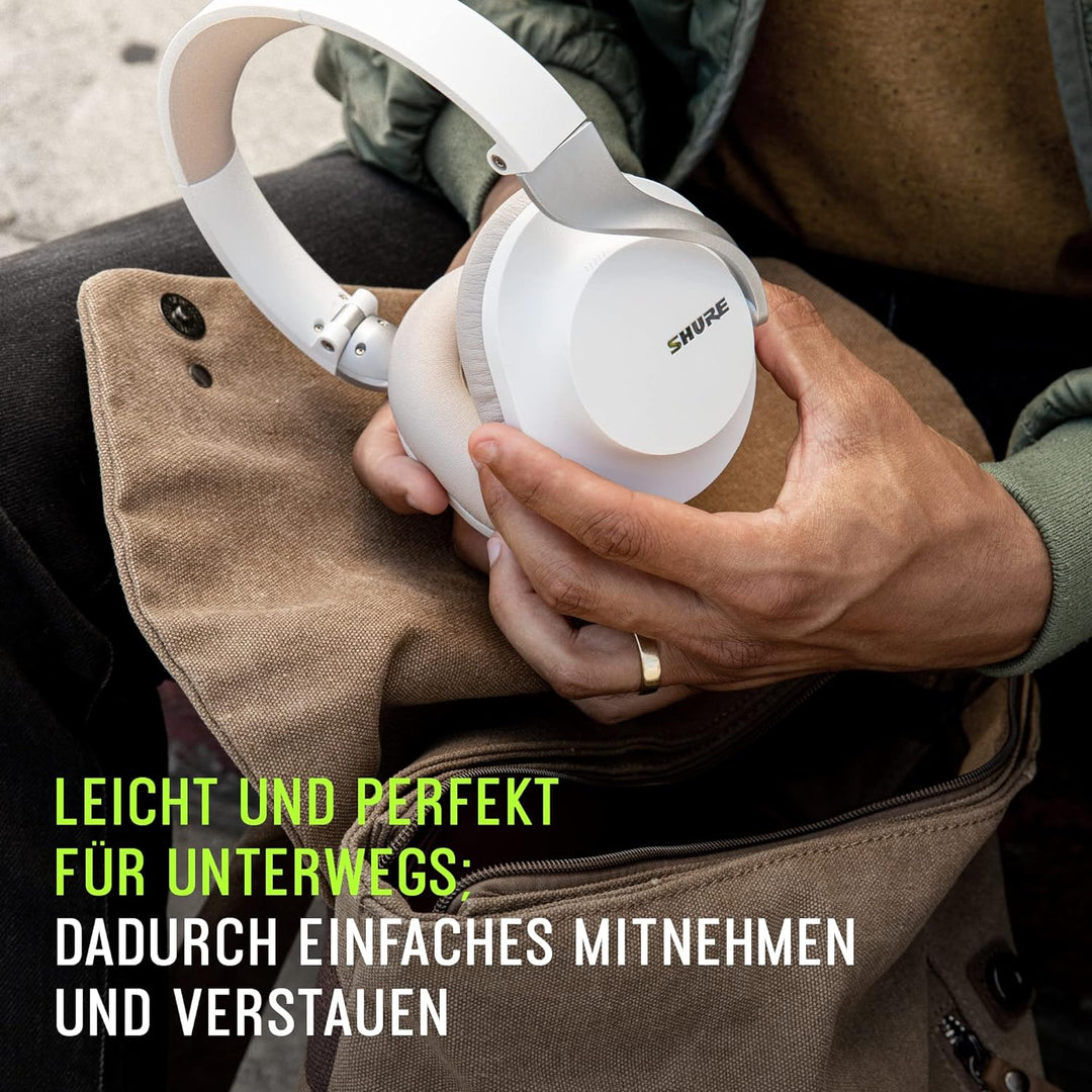 Shure AONIC 40 über Ohr -drahtlosen Bluetooth - Noise Cancelling mit Mikrofon, 25 -Stunden -Akkulauf