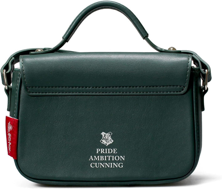 Harry Potter Half Moon Bay Umhängetasche – Proud Slytherin Taschen – House Pride – Schultasche, grün