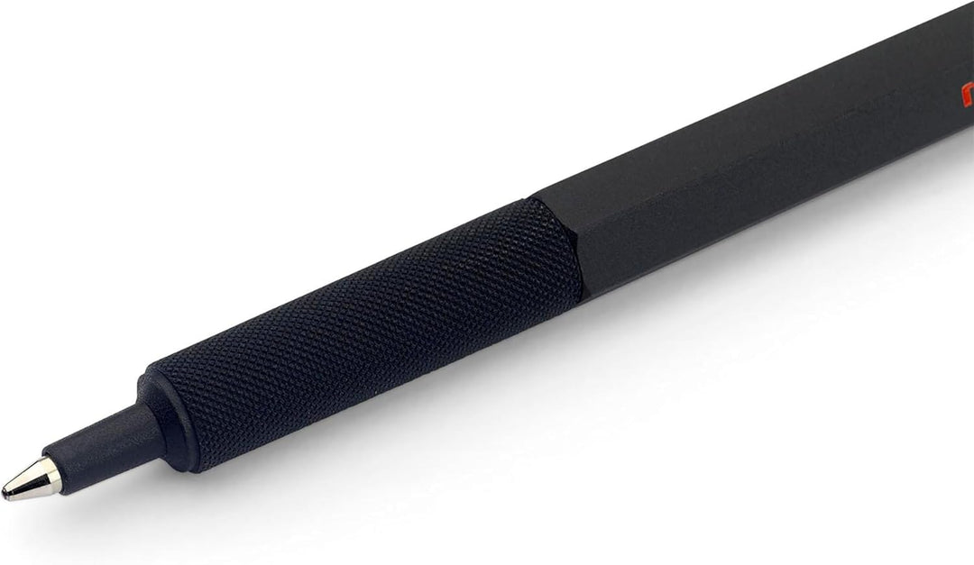 rOtring 600 Kugelschreiber | mittlere Spitze | Schwarze Tinte | schwarzer Schaft | nachfüllbar, 1 St