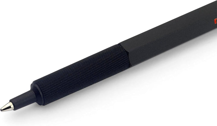 rOtring 600 Kugelschreiber | mittlere Spitze | Schwarze Tinte | schwarzer Schaft | nachfüllbar, 1 St