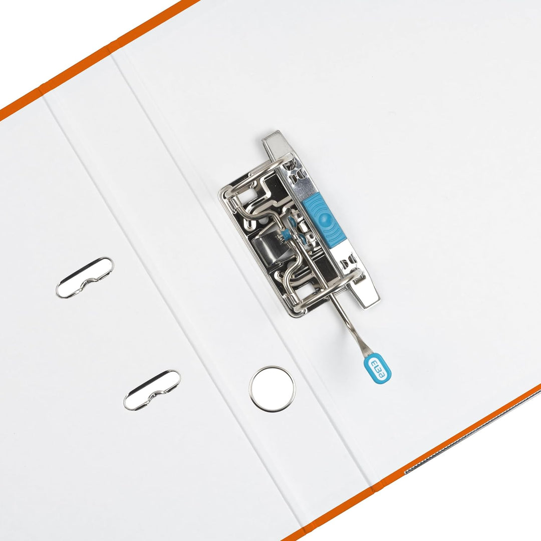 Elba Ordner A4, Smart Pro, 5 cm schmal, Kunststoff aussen, orange, 10 Stück, orange