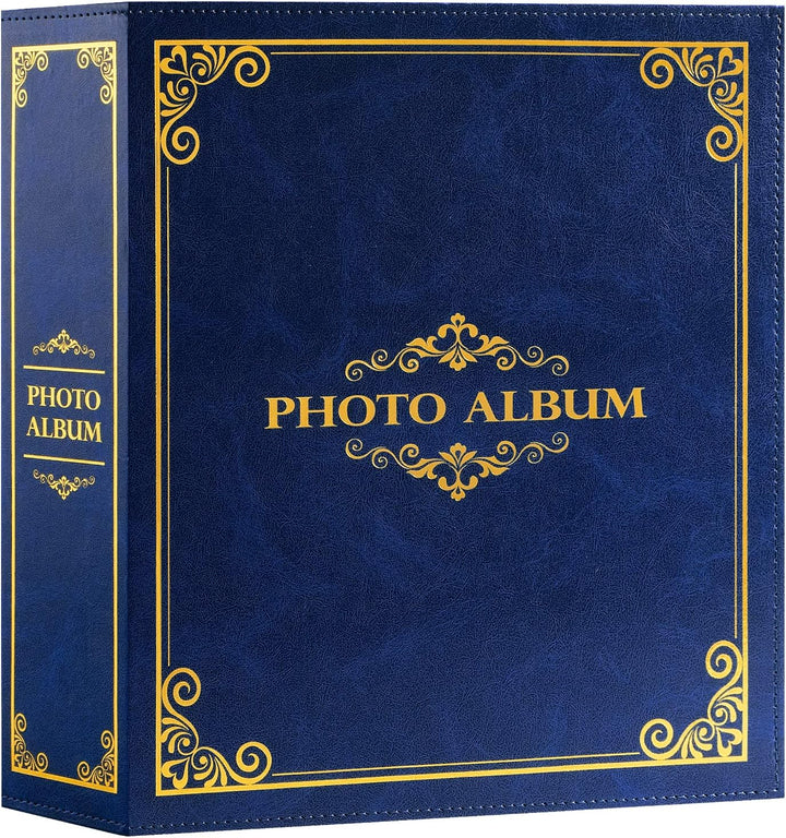 Lanpn Fotoalbum 10x15 1000, Traditionell Extra Grosses XXL Kunstleder Einstecken Einsteckalbum für H