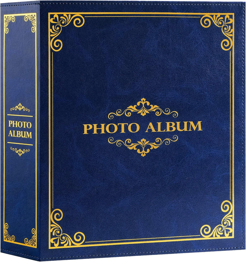 Lanpn Fotoalbum 10x15 1000, Traditionell Extra Grosses XXL Kunstleder Einstecken Einsteckalbum für H