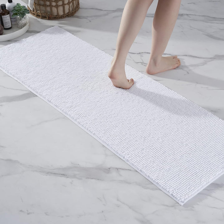 Badematte rutschfest | Als Badteppich Set kombinierbar | Badezimmer-Teppich Bad-Vorleger waschbar au