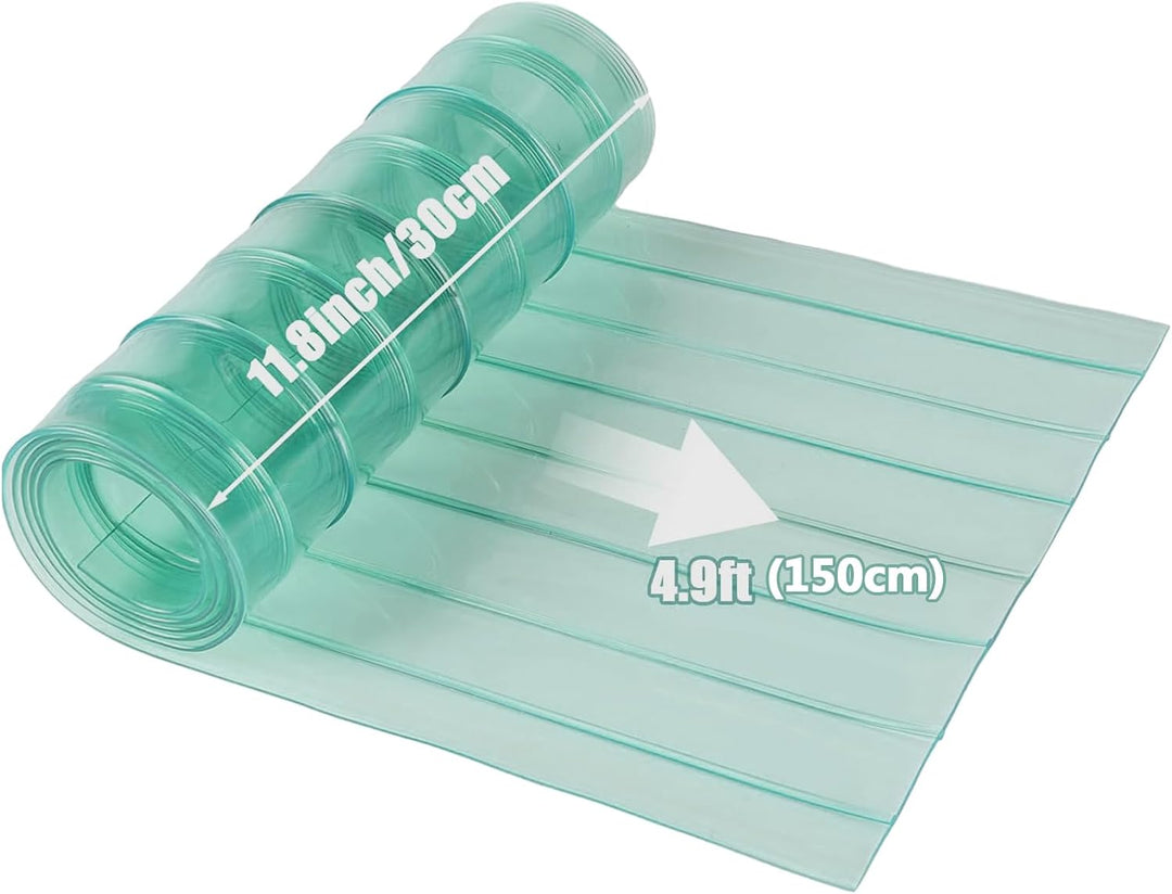 Kongou PVC Türstreifen, Doggy Door Ersatzklappe, Hundehaus Transparente Türklappe Vorhang Streifen F
