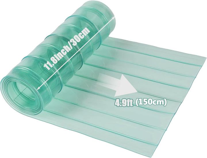 Kongou PVC Türstreifen, Doggy Door Ersatzklappe, Hundehaus Transparente Türklappe Vorhang Streifen F