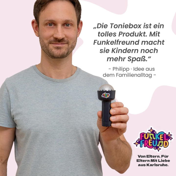 LED Licht für die Toniebox musikgesteuert | Kinderdisco & Nachtlicht | Kompatibel mit Toniebox 1 & 2
