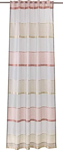 Joop! Living Vorhang mit verdecktem Schlaufenband Streak Rose Streifen Stripes