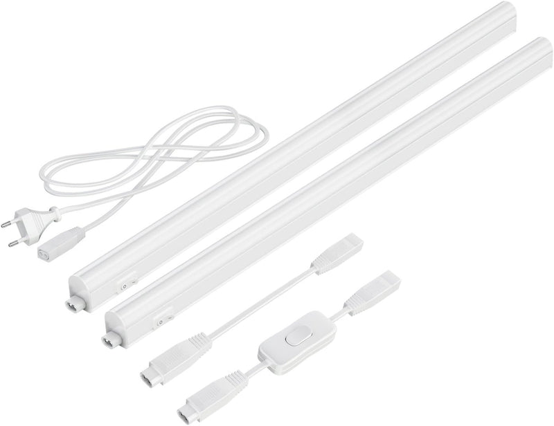 parlat LED Unterbau-Leuchten Rigel, je 57,3cm, mit Schalter, je 880lm, weiss, 2er Set 57,3cm / 880lm