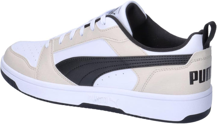 PUMA Herren Rebound V6 Low Leichtathletik-Schuh 36 EU Alpine Snow New Navy Puma White, 36 EU Alpine