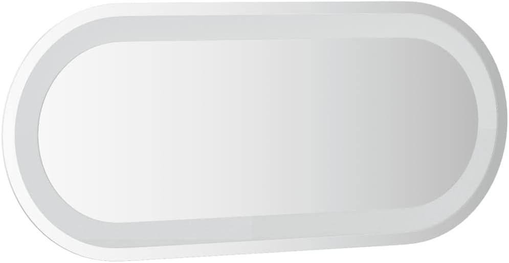 vidaXL LED Badspiegel, Spiegel für Badezimmer, Badezimmerspiegel Wandmontage mit 1 Haken, Wandspiege