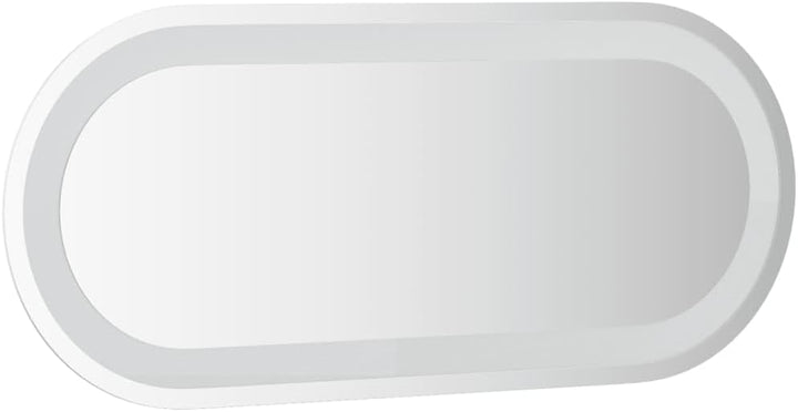 vidaXL LED Badspiegel, Spiegel für Badezimmer, Badezimmerspiegel Wandmontage mit 1 Haken, Wandspiege